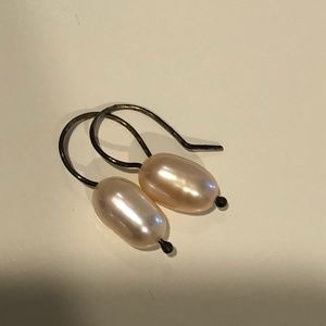 Pink Pearl Earrings
